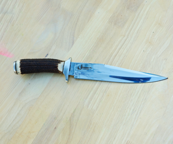 14.5" Stag-horn Combat Skinner Knife - Image 3