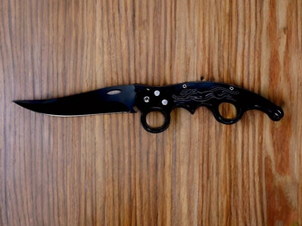 Automatic Folding Knife with Safety Lock - Image 8