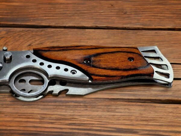 Automatic Folding Knife with Safety Lock - Image 4