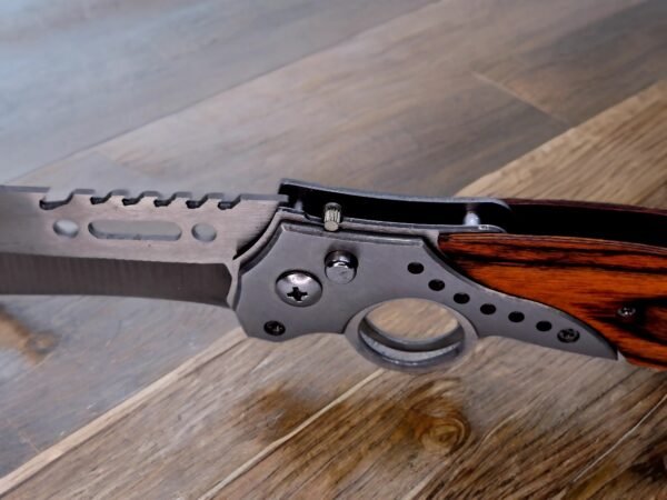 Automatic Folding Knife with Safety Lock - Image 2